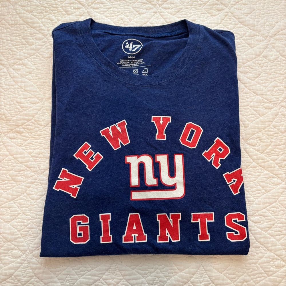 47 Brand New York Giants Navy Tee